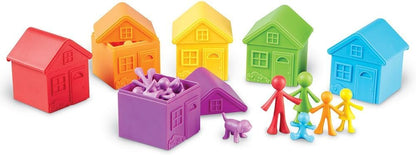 Learning Resources All About Me Sorting Neighborhood - 42 Pieces, Ages 3+ Social Emotional Learning Toys, Toddler Learning Toys