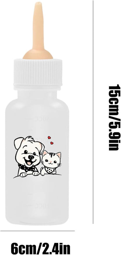 Kitten Bottles for Nursing, Puppy Bottle | Baby Kitten Bottles for Nursing | Feeding and Watering Supplies, Portable Feeding Nipples p