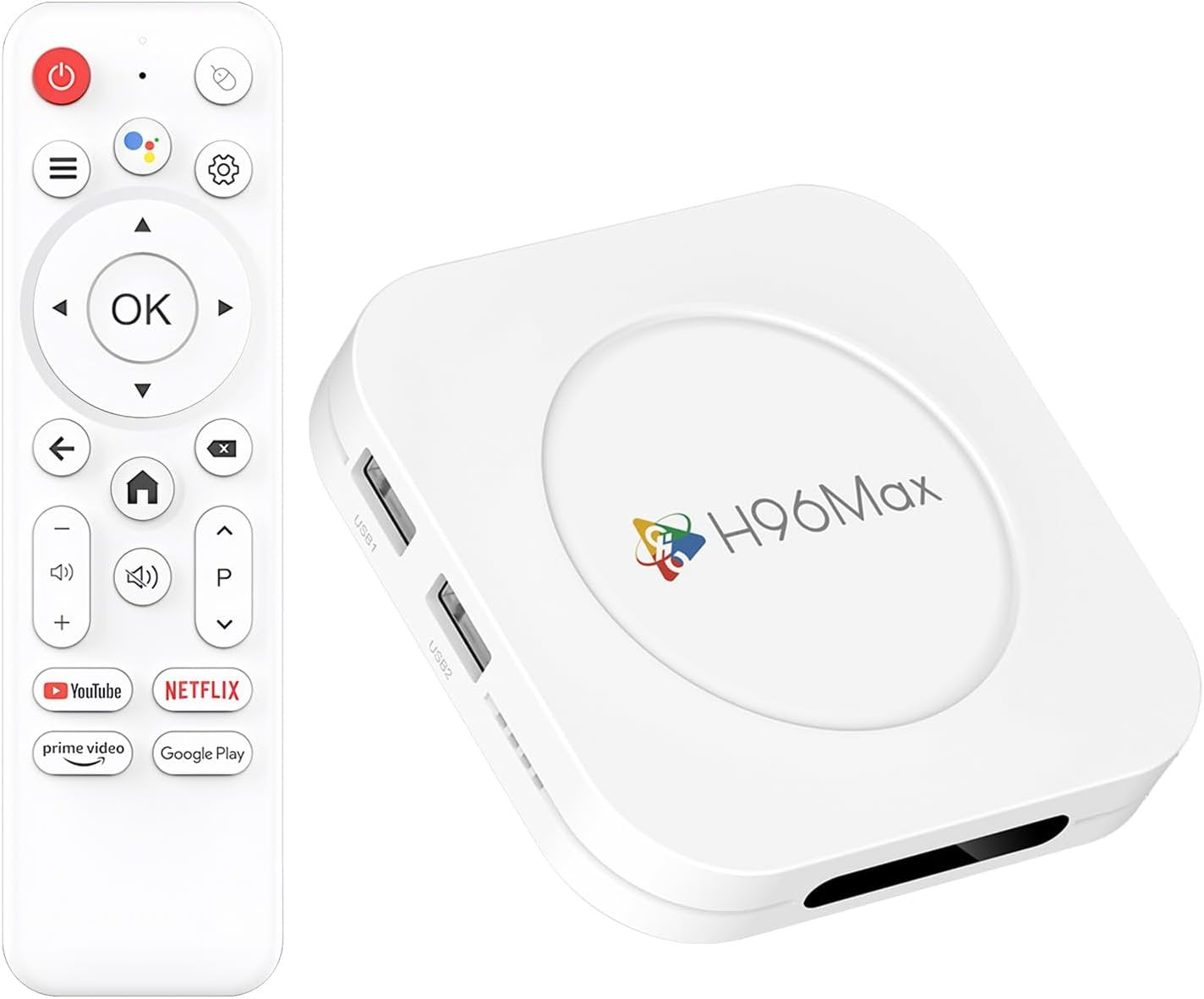 Android 14.0 TV Box, LEFFOT M1 Plus 4K Ultra HD Smart TV Box, 4GB RAM + 128GB ROM, Streaming Device for TV, Support HDR10, Voice Control, 2.4G & 5G WiFi 6, 100M Ethernet, BT 5.4, RK3528 Quad Core A53