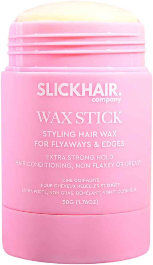 SlickHair Hair Wax Stick, Hair Stick for Flyaways, Slick Stick Hair Wax for Women and Children, Refreshes and Nourishes Hair, Non Sticky and Non Greasy - 50g
