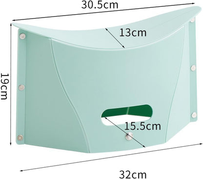 2Pcs Card Folding Stoolï¼ŒPortable Outdoor Travel Stool and Hand Carry Basket, Portable Folding Compact Stool Seat for Camping, Fishing, Gardening, Outdoor, Travel and Beach,with Tote Bag,Barbecue