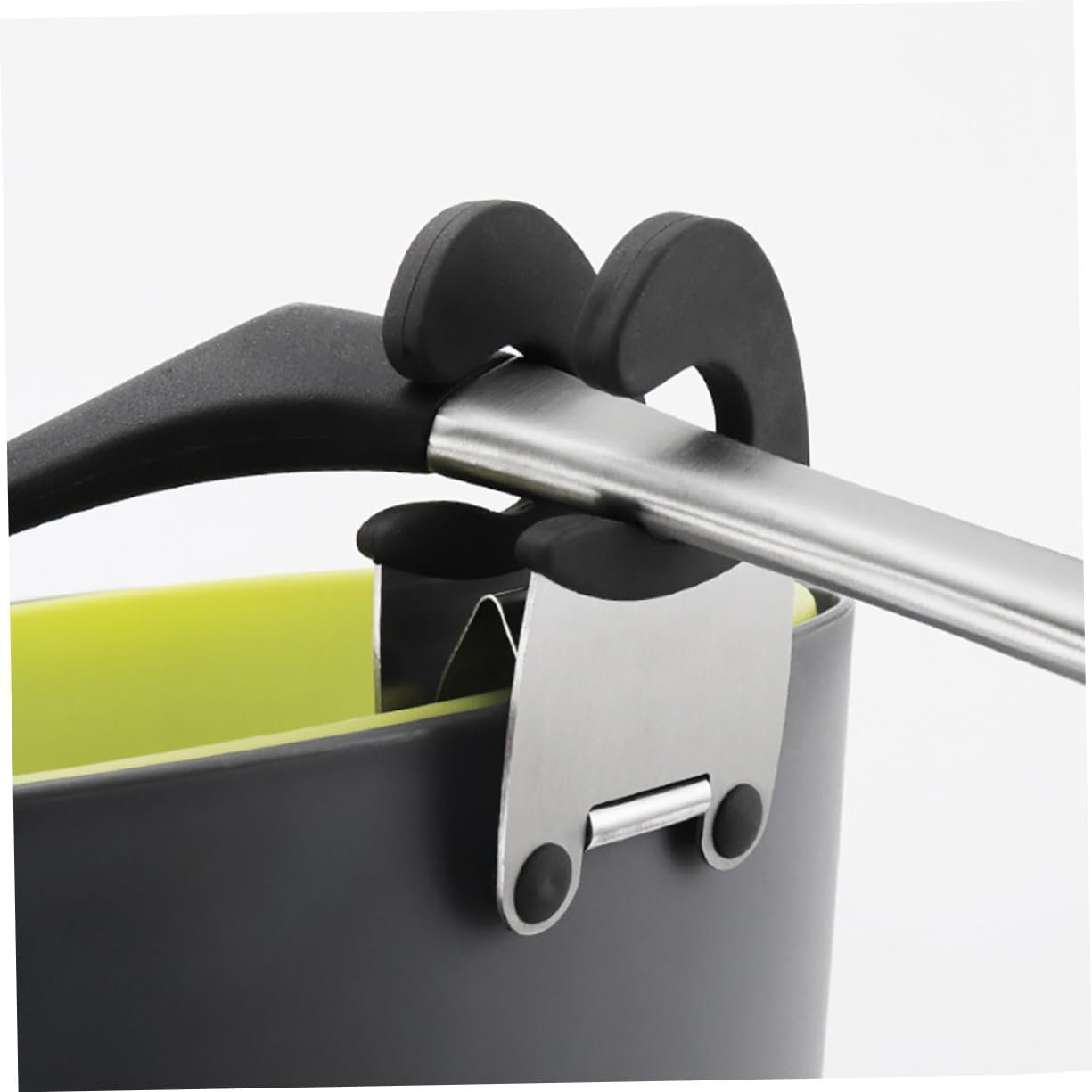 4Pcs Anti-Scald Side Clip Pot Spoon Holder Clips Pot Clips Silicone Ladle Holder Kitchen Spoon Holder for Pot Spoon Rest for Home Pot
