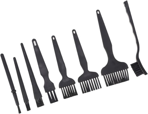 Minkissy 3sets Static Brush for Computer Keyboard Ergonomic Handle Design Easy to Use Washable Storage-Friendly Essential Cleaning Tool 8pcs*3