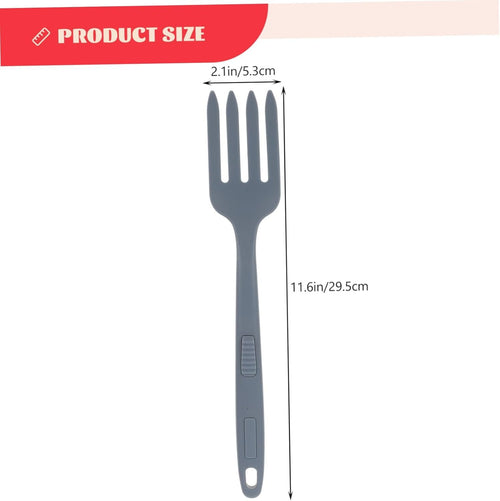 Gatuida Silicone Kitchen Fork Pasta Serving Fork Cutlery Kitchen Tools Fork Silicon Forks Kitchen Gadget Pasta Serving Fork Silica Gel