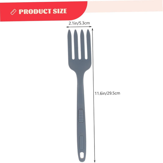 Gatuida Silicone Kitchen Fork Pasta Serving Fork Cutlery Kitchen Tools Fork Silicon Forks Kitchen Gadget Pasta Serving Fork Silica Gel
