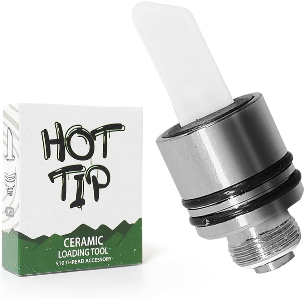 Taomoiup Ceramic Hot Knife Tip are Heating Multi-Tool for Slicing Wax or Viscous oil etc (Silver)