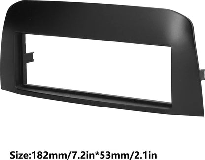 BOLORAMO Car Radio Adapter Mounting Kit CD Plate for Car Radio 1-DIN Surround Panel for Fiat Punto Evo 2009-2017