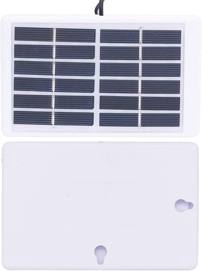 NUZAMAS Set of 2 Pieces 6V 1.2w Micro Mini Solar Panel Cells, 3m Wired DC Connector, for Solar Power Energy, DIY Home, Garden Light, Science Projects - Toys - Battery Charger