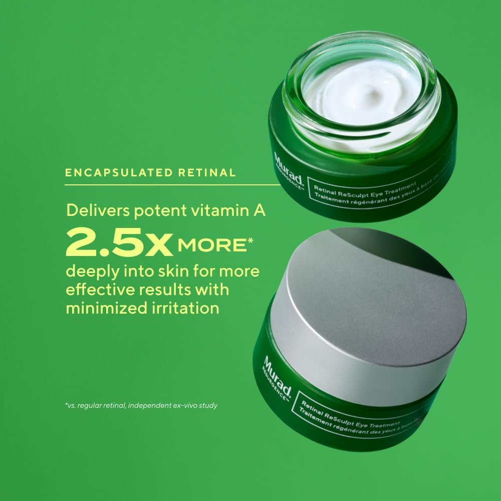Murad Retinal ReSculpt Eye Lift Treatment - Resurgence Anti-Aging Eye Serum for Lines and Wrinkles - Encapsulated Vitamin A Eye Cream that Firms, Lifts, and Improves Sagging, 15ml