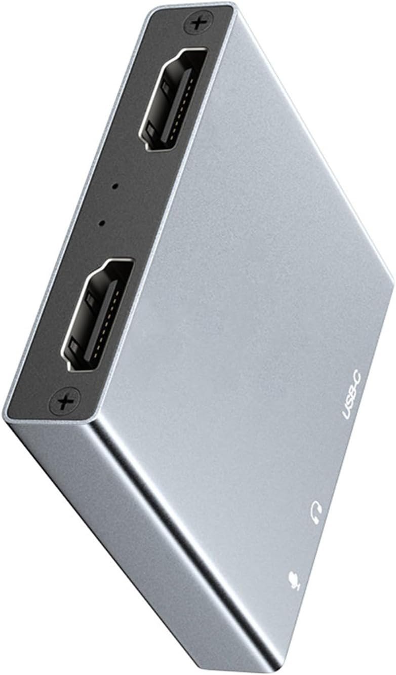 High Performances USB HDTV Video Capturing Card 4K 30Hz Compatible for Multiple HDTV Interfaces for Seamlessly Streaming