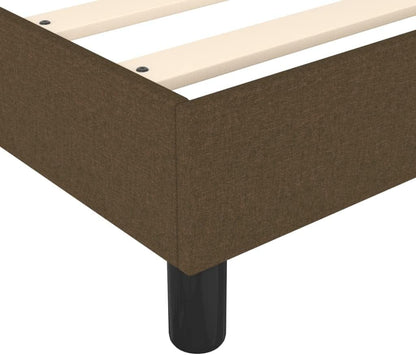Lechnical Giroletto a Molle Marrone Scuro 90x200 cm in Tessuto,Mobili,Letti e Accessori,Letti e telai per Letti