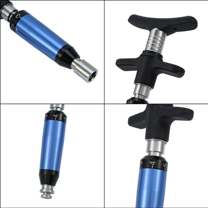 Spinal Massager, Back Massager, Manual Spine Chiropractics Adjusting Tool Impulse Adjuster Spinal Activators 6 Levels Manual Forth Heads Spinal Massager Portable Chiropractics Kit(4 heads)