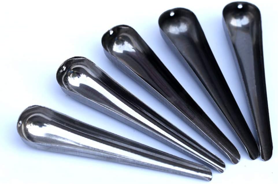 2pcs Stainless Steel Bird Feeder Scoop Parrot Feeding Scoops Hand Food Feeding Tableware Birds Feeding and Watering Supplies