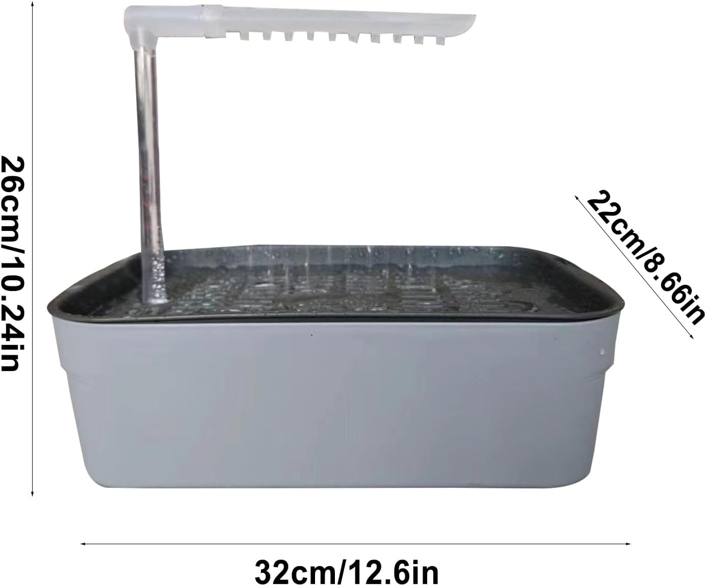 Parrot Bathtub, Automatic Bird Shower Station, Usb Powered Pet Bath Tub with Fountain Spray, Interactive Cage Bathing Toy for Small Medium Breeds, for Aviary, Garden, Outdoors