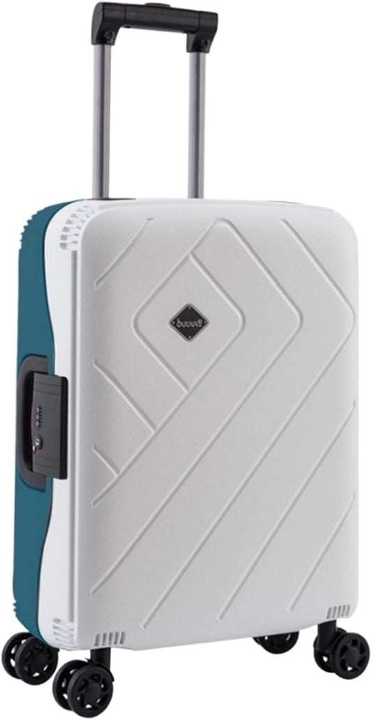 AUWECD Travel Suitcase Luggage Suitcases Storage Luggage Security TSA Combination Lock Carry On Luggage Lightweight Lightweight Suitcases, C, 20 in