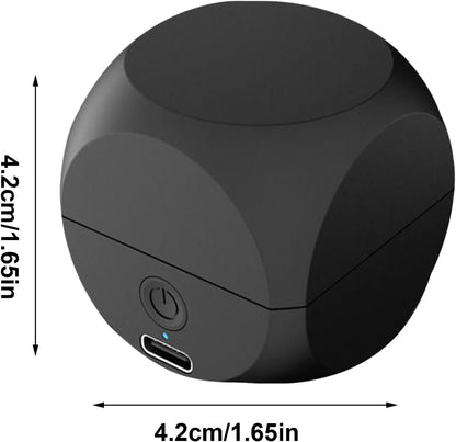 Electric Shaver, Dice Shape Portable Face Shaver, Boyfriend Hygiene Device, Compact Beard Trimmer, Daily Grooming Tool for Boyfriends, Husbands, and Men, 1.65x1.65x1.65 Inches