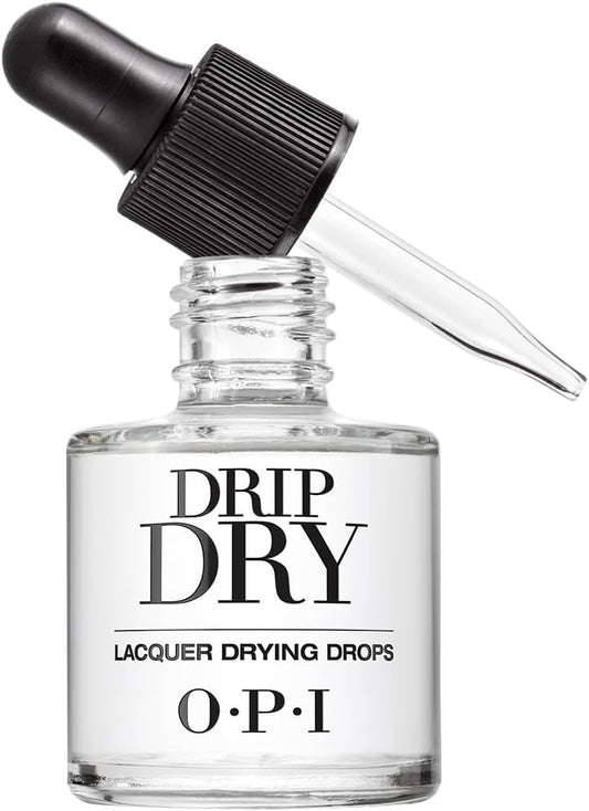 OPI Nail Lacquer | Drip Dry Lacquer Drying Drops | Nail Dryer Drops, Dry in Minutes | Moisturises Cuticles, 10ml
