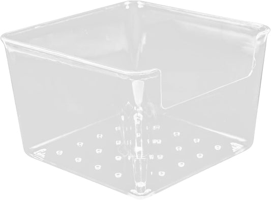 CIMAXIC Clear Memo Organizer Case Durable Storage Box for Desktop Notepad Paperclip Holder Compact and Stylish Office Supplies for Efficient Workspace Organization
