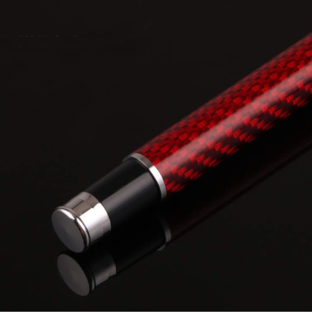 Carbon Fiber Gel Ballpoint Pen Black Business Writing Stationery