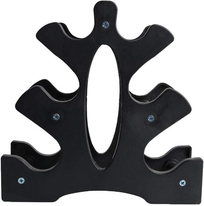 BESPORTBLE 3 Tier Dumbbell Rack: Tree Shape Dumbbell Storage Rack for Home Gym, Exercise