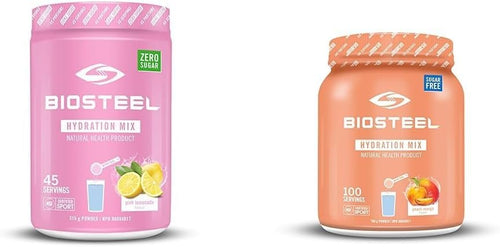 BioSteel Hydration Mix, Great Tasting Hydration with Zero Sugar, and No Artificial Flavours & Hydration Mix, Great Tasting Hydration with Zero Sugar, and No Artificial Flavours or Preservatives