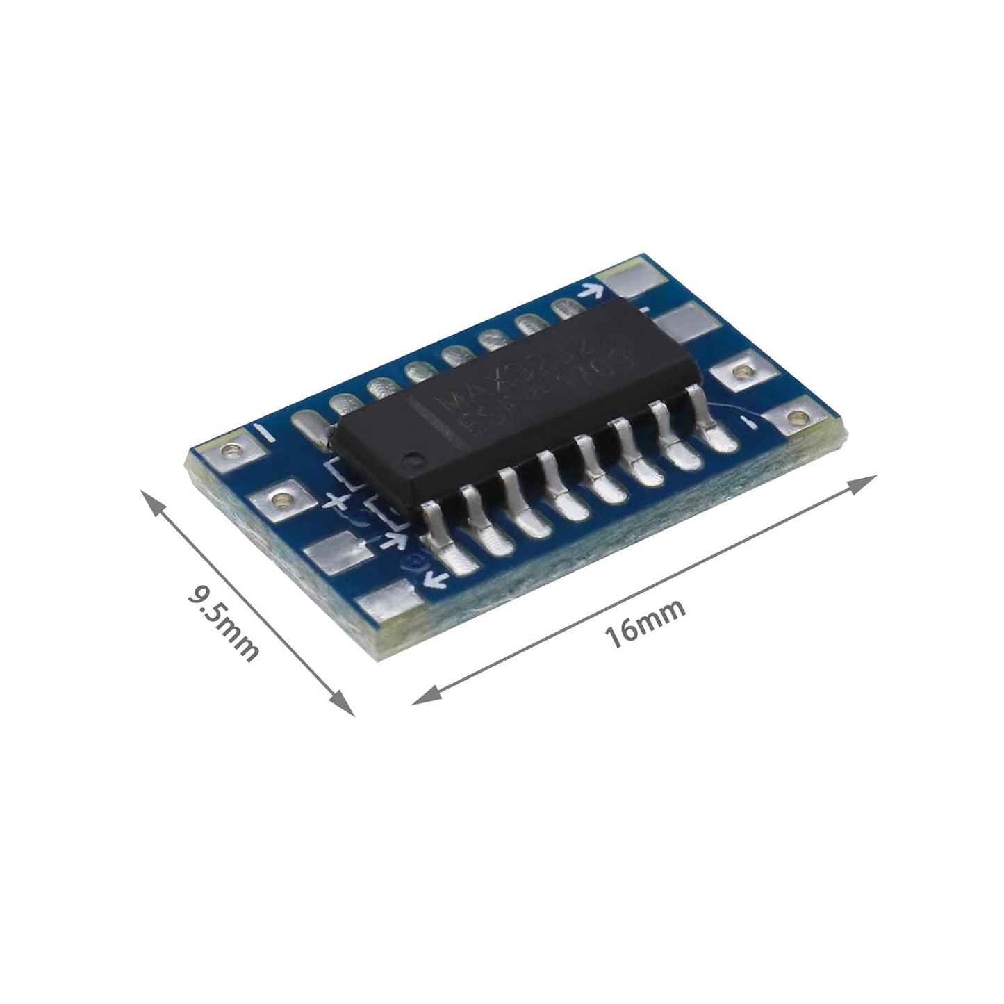 eMagTech 10pcs Mini RS232 MAX3232 to TTL Level Converter Serial Module Adapter for 3~5V MAX3232 Breakout Board Computer Cable Serial Adapters Electronic Components