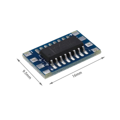 eMagTech 10pcs Mini RS232 MAX3232 to TTL Level Converter Serial Module Adapter for 3~5V MAX3232 Breakout Board Computer Cable Serial Adapters Electronic Components