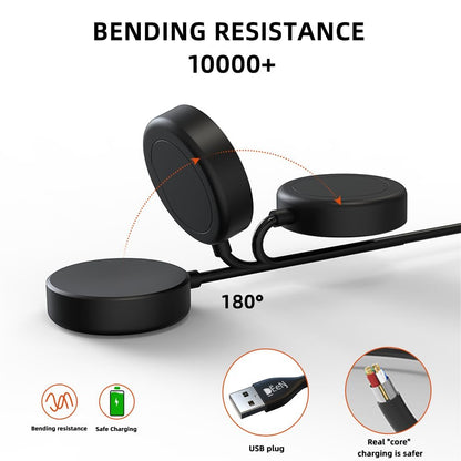 DEEN Charging Cord 【2023 Upgraded】 for Samsung Watch Charger - Fast Secure Wireless Charger Compatible with Samsung Galaxy Watch Charger 6/6 Classic/5/5 Pro/ 4/4 Classic/3/Active 2/Active