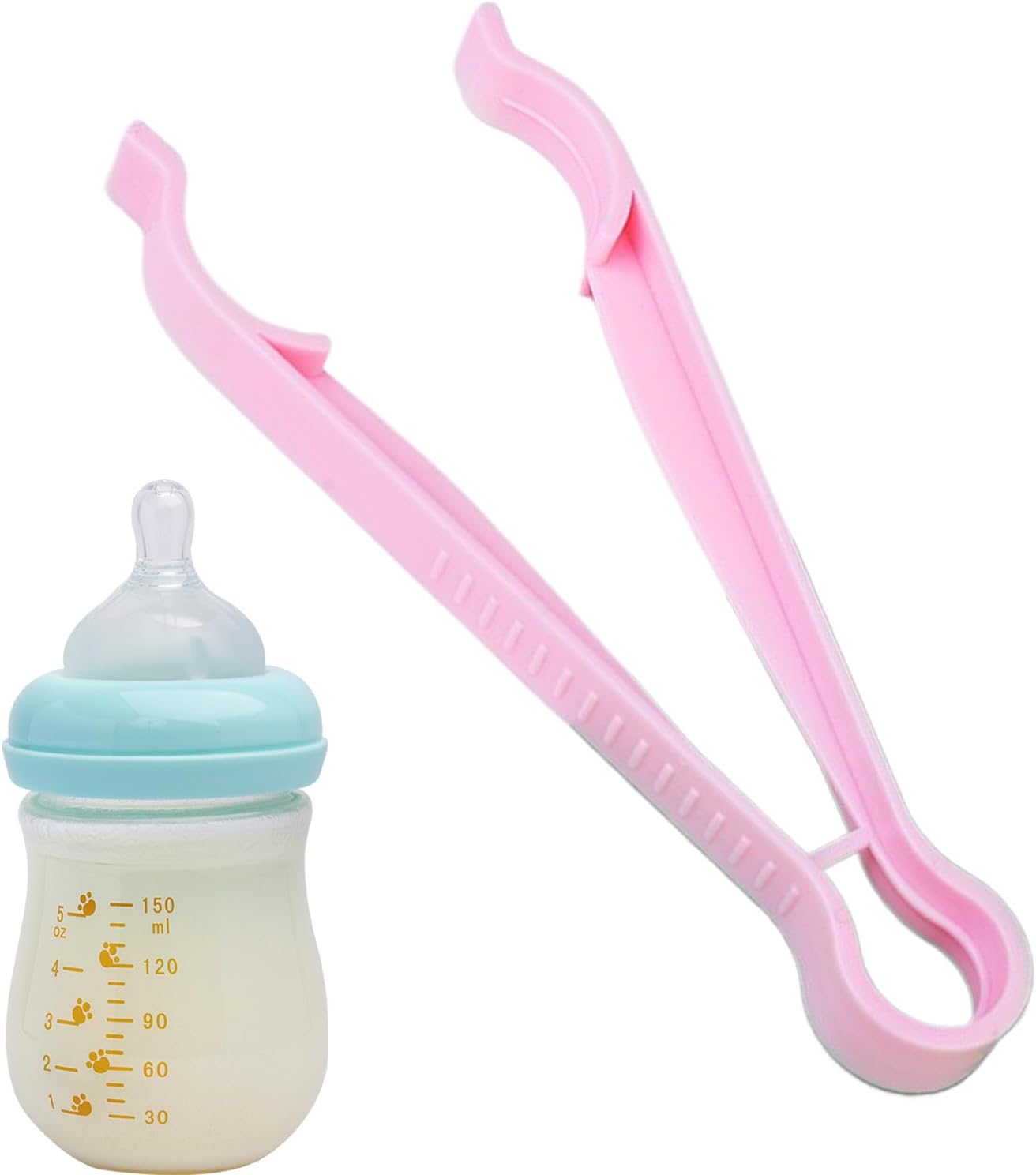gifyym Pinze per baby biberon - Clip per bottiglie non slip | Carabiner anti- multifunzionale | Forcela da alimentazione sterilizzata per e | Viaggio del bambino facile da pulire essenzi