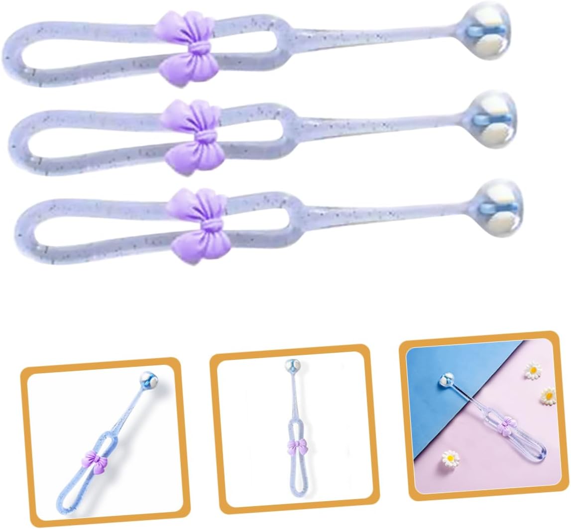 DRESSOOS 3pcs Three Sided Girl Toothbrush: Three Bristles For Kids Soft And Gentle For Complete Tooth And Gum Care For Ages Cleans All Sides
