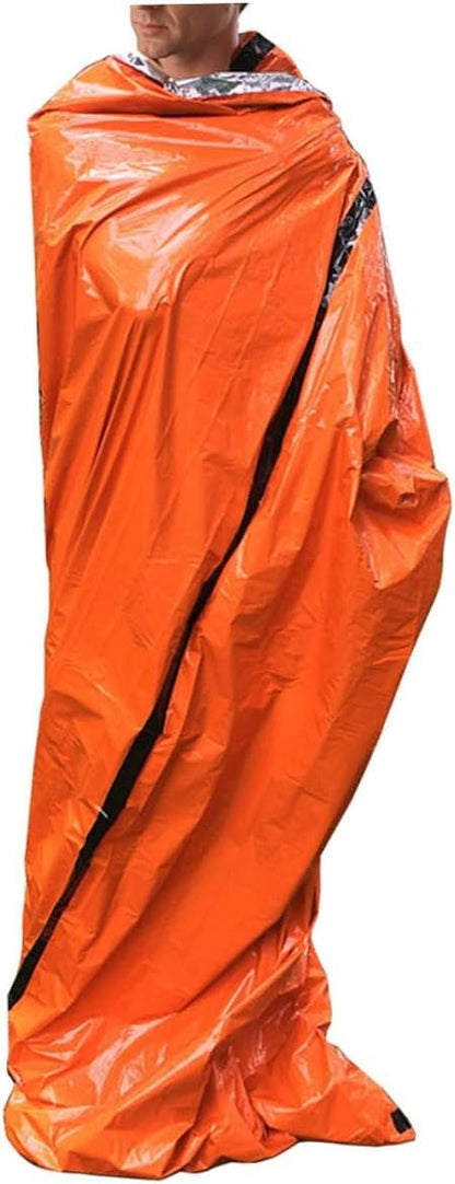 Generic Pe Aluminum Film Mat for Outdoor Camping Hiking Compact Portable Tent with Storage Whistle Orange