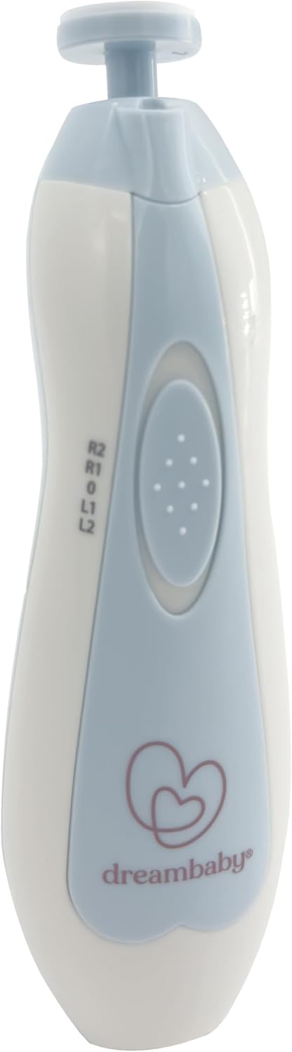 Dreambaby Baby & Me Nail Care Kit - 16 Piece Electric Nail Trimmer for Babies - Comes with 6 Shape & Trim Options and 8 Replacement Pads