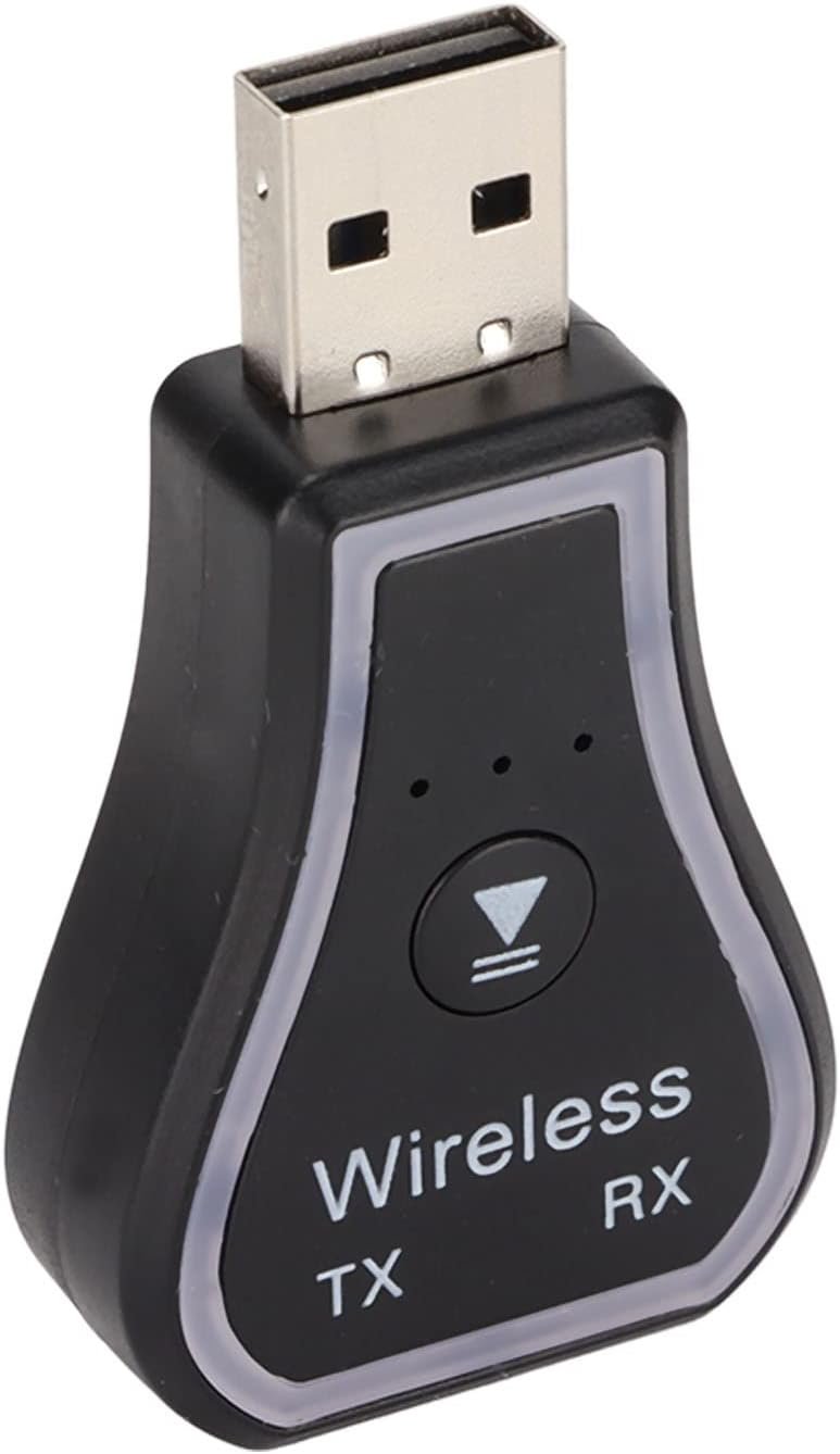 5.0 Transmitter Receiver Mini USB Adapter for The Stereo System for Heimstereo, RGB Giving Light for Wireless Music Streaming, Which is Compatible with Television, Headphones [Home Entertainment]