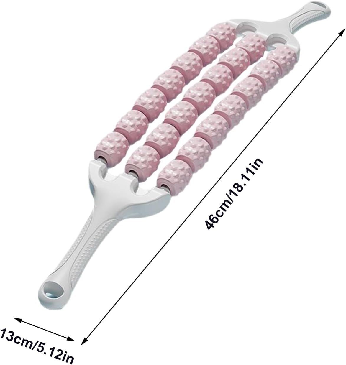 Massage Stick Roller,Muscle Roller Massage Tool - Handheld Exercise Massager Tool Relief Trigger Points Health Care for Joints Recovery, Back & Yoga
