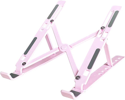 Notebook Stand Bracket | Ergonomic Pad Stand,Height Adjustable Alloy Cooling Laptop Riser for Notebook, Laptop, Computer, PC