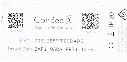Phoscon ConBee II - Universal Zigbee 3.0 USB Gateway, incl. deCONZ & Phoscon App, Home Automation, Home Assistant, ioBroker, Zigbee2MQTT