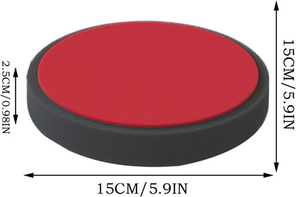 Wax Applicator Pad, Portable Reusable Polishing, 5.91x5.91in Soft Detailing Tool, Streak- Finish, Wheel Cleaning Set for Interior, Exterior, Tire Dressing, Dashboard