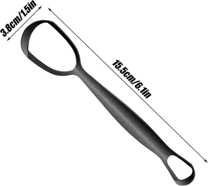 Tongue Scraper - Travel-friendly Tongue Scraper | Fan-Shaped Design Reduce Bad Breath Improve Oral Hygiene Daily Cleaning Travel-Friendly Oral Care | Stainless Steel Tongue Scraper For Family Use