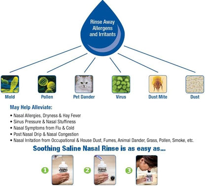 NeilMed Sinus Rinse All Natural Relief Premixed Refill Packets 100 Count (Pack of 1)