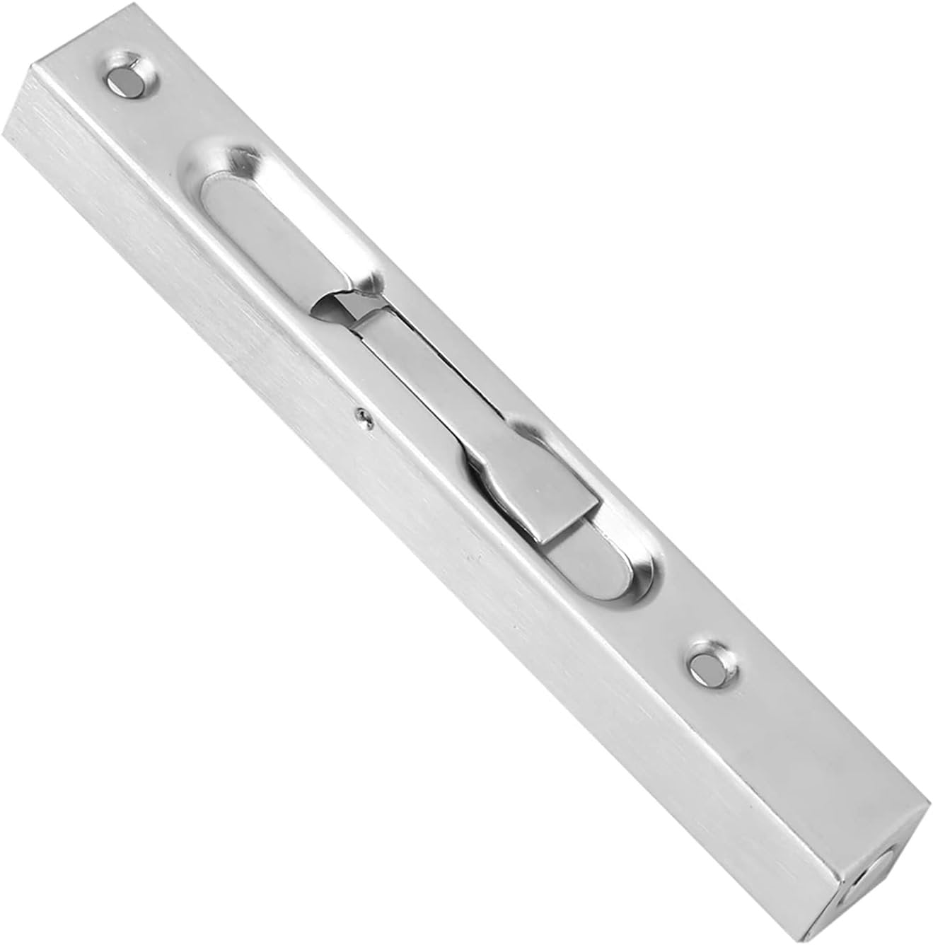 Home Gate Door Security Guard 304 Stainless Steel Flush Latch Bolt Slide Lock (10 Inch 304 Brushed (Waterproof)