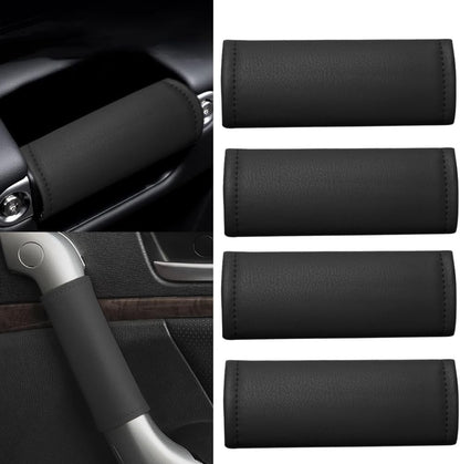 4PCS Car Grab Handle Cover, Universal Car Interior Door Handle Protector Door Pull Handle Protector Car Inner Accessories for SUV Truck