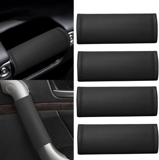 4PCS Car Grab Handle Cover, Universal Car Interior Door Handle Protector Door Pull Handle Protector Car Inner Accessories for SUV Truck