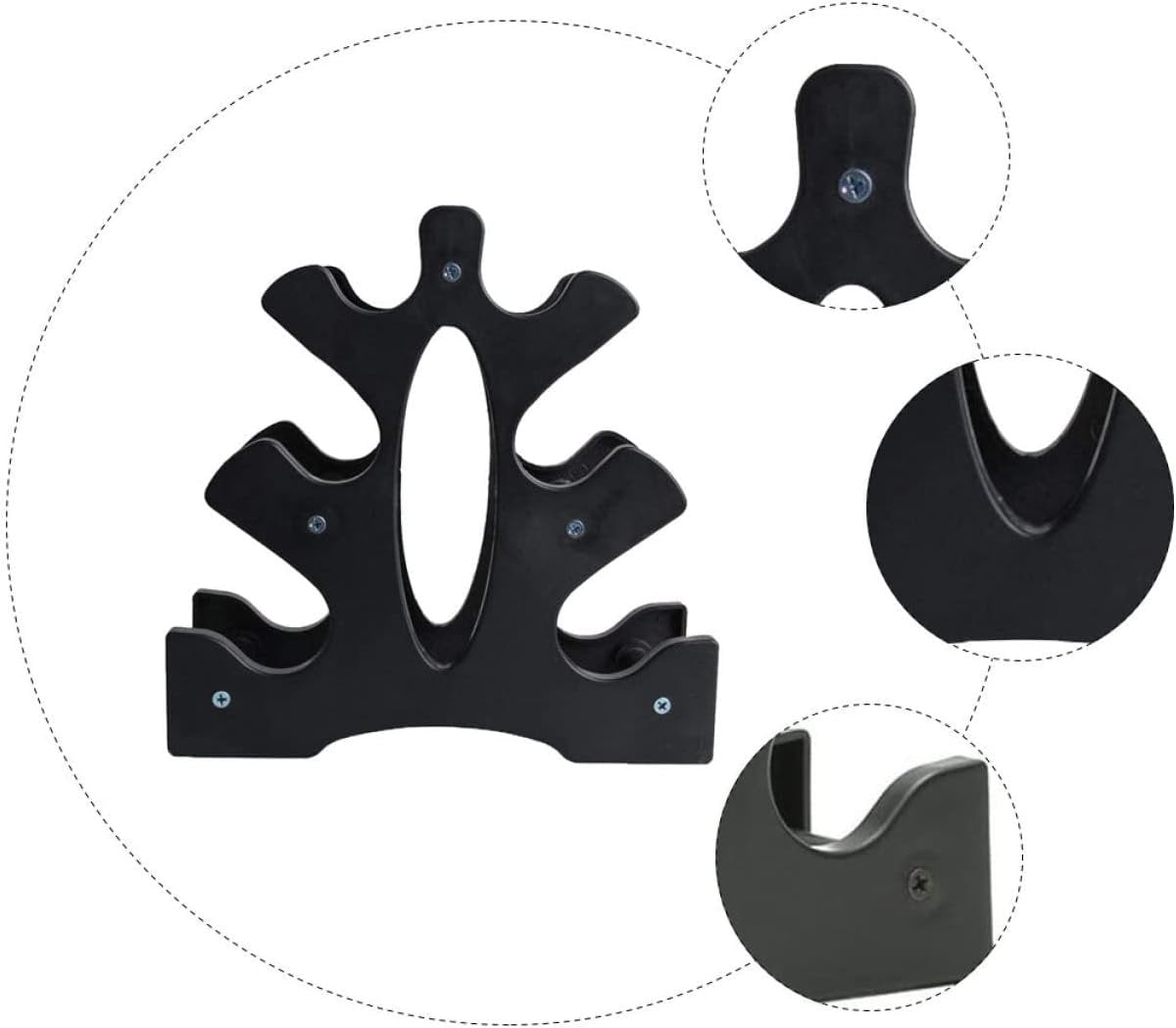 BESPORTBLE 3 Tier Dumbbell Rack: Tree Shape Dumbbell Storage Rack for Home Gym, Exercise