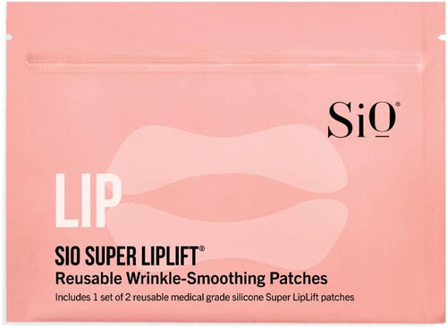 SiO Beauty Super LipLift - Smile & Lip Anti-Wrinkle Patches 2 Week Supply - Overnight Smoothing Silicone Patches For Lip & Smile Wrinkles And Fine Lines