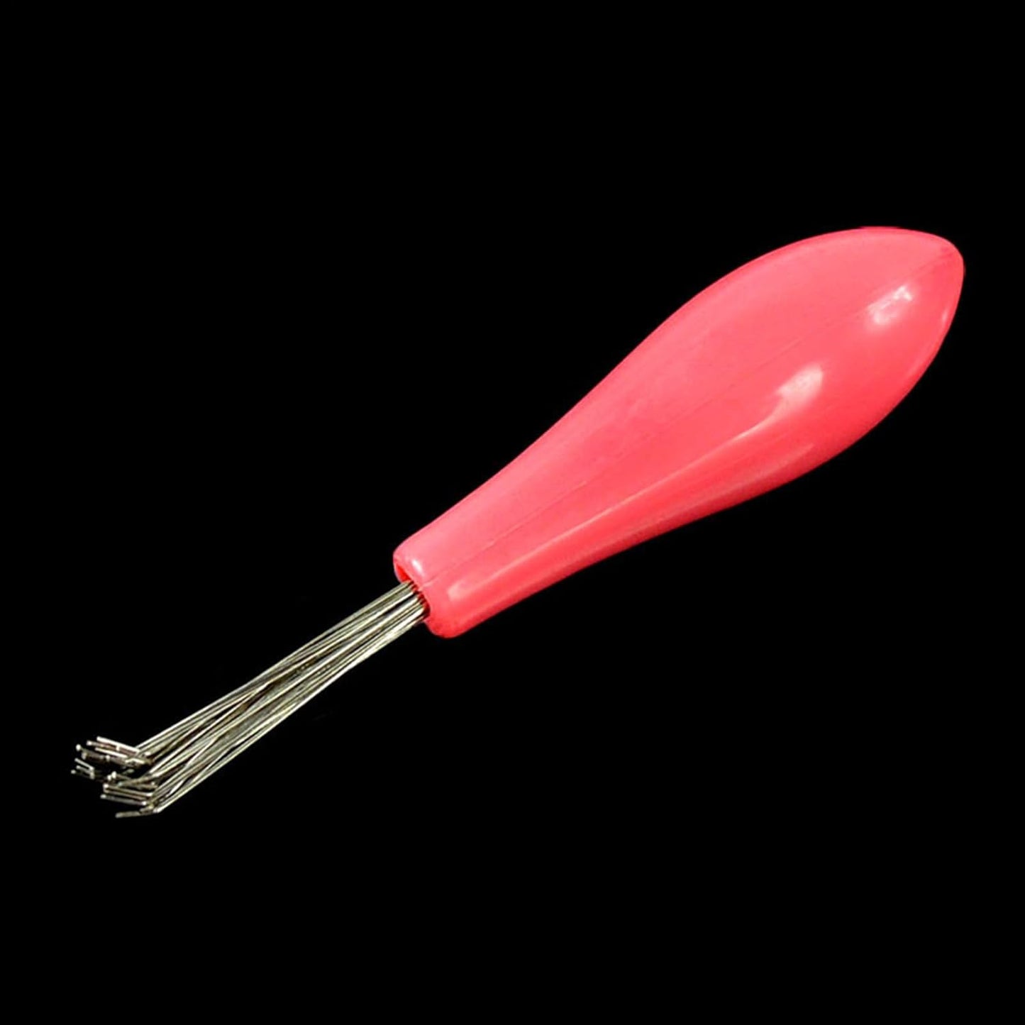 Hair Brush Cleaner, Small Cleaning Tool, PVC Wire Rake with Handle, Easy Dust and Lint Removal, Design, Ideal for Haircut Styling, Barber Use, and Daily Grooming Accessories, 9x1.7cm