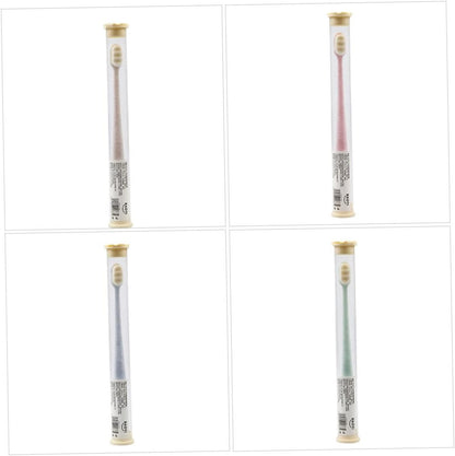 Zerodeko Hand Tools 6pcs Wangan Hair Toothbrush Toothbrush Sensitive Toothbrush Toothbrushes Slim Soft Oral Care Toothbrush Super Soft Cleaning Brush Pbt Travel Soft Bristle Toothbrush