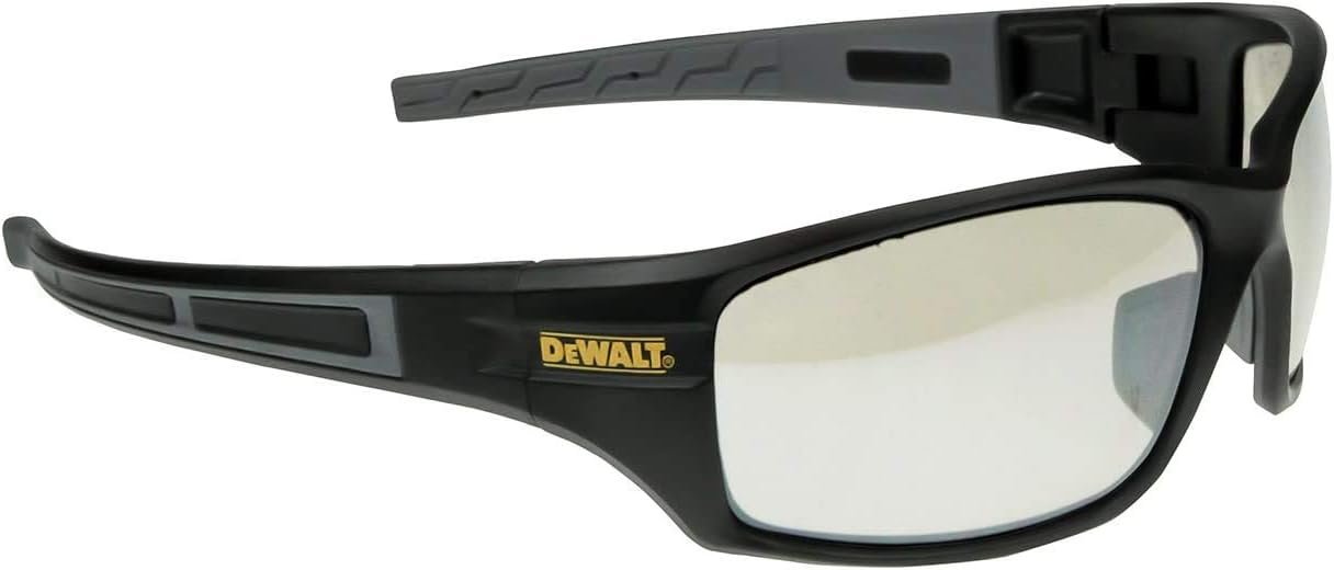 DEWALT AugerÂ® Safety Glasses â€“ Protective Eyewear with Impact Resistant Polycarbonate Lenses, Wraparound Design & UVA/UVB Protection