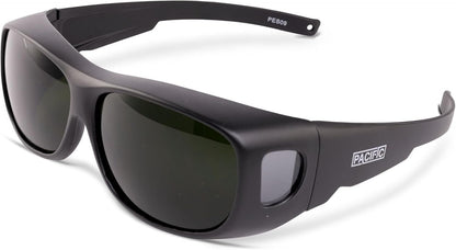 PACIFIC Welding Safety Glasses, Wrap-around Safety Welding Lens, Anti-scratch Safety Glasses, UV Protection, Protective Glasses, ANSI/ISEA & MCEPS Compliant, IR Shade 5