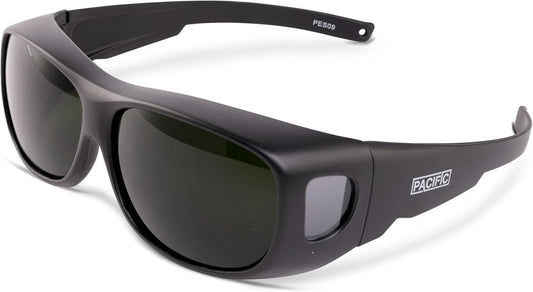 PACIFIC Welding Safety Glasses, Wrap-around Safety Welding Lens, Anti-scratch Safety Glasses, UV Protection, Protective Glasses, ANSI/ISEA & MCEPS Compliant, IR Shade 5