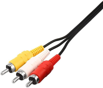 Snes/N64 to RCA Cable, 2-Pack 5.9ft Replacement AV Composite Cable Cords Adapter for Nintendo 64 N64/GameCube/Super Nintendo NES SNES